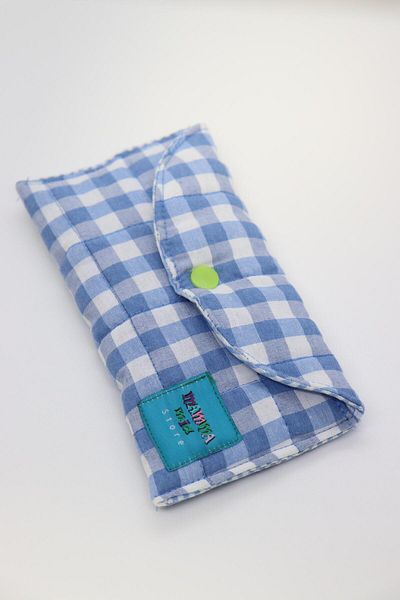 Mamma Mia Home Blue Petite Glasses Bag Glasses Case Phone Case