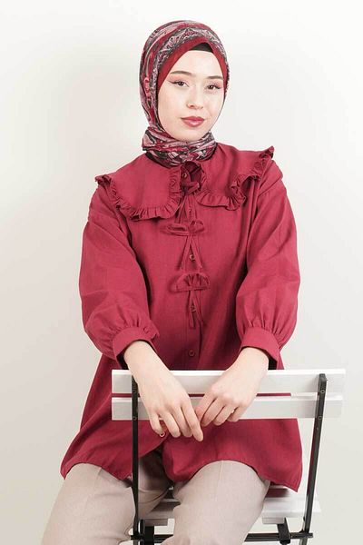 MODA Baby Collar Bow Detailed Shirt