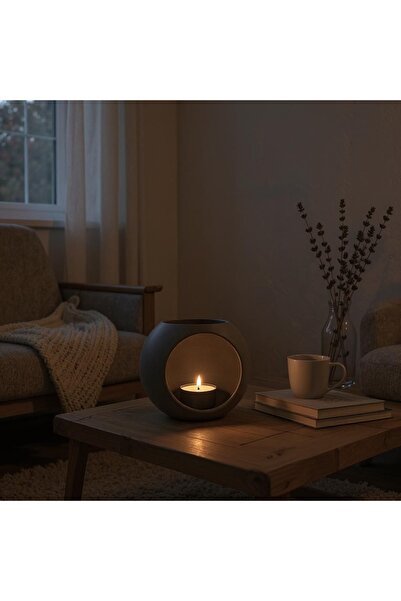 MOON SİRİUS *Modern Yuvarlak Tealight Mumluk – Sade ve Şık Tasarım*