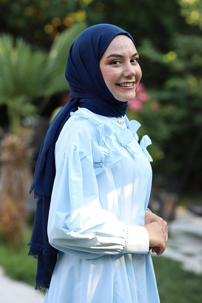Şalland Dubai Series Shawl Navy Blue