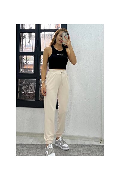 5.MEVSİM Mary Lüx Jogger Pants Containing Osho Modal