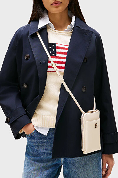 Tommy Hilfiger Logolu Ayarlanabilir Askılı Telefon Çantası TELEFON ÇANTASI AW0AW17512 ACI
