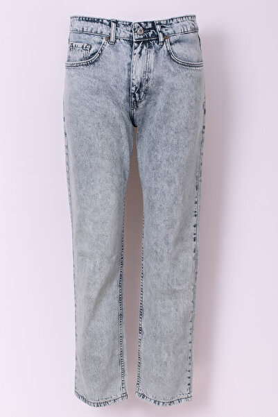 trender Ανδρικό τζιν παντελόνι Relax Light Blue 7505