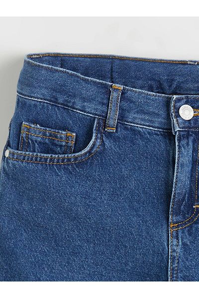 LC Waikiki Lcw Kids Indigo Basic Boy Jean Shorts
