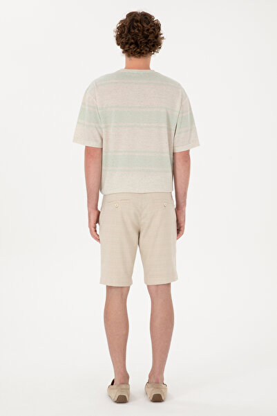 U.S. Polo Assn. Erkek Camel Dokuma Şort 50300443-VR015