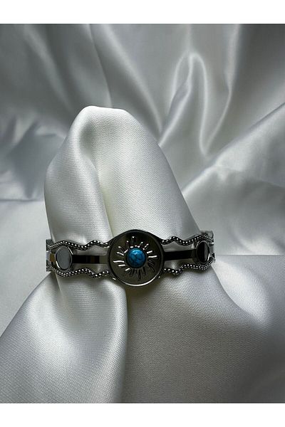 Mutenaura Stainless Steel Handcuff Bracelet