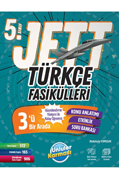 Ünlüler Karması 5. Sınıf Jett Türkçe Fasiküller / Abdulaziz Yumuşak / Ünlüler...