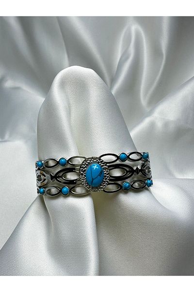 Mutenaura Stainless Steel Handcuff Bracelet
