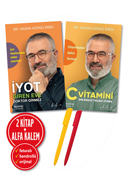 hayykitap Alfa Kalem+ Hasan Hüsnü Eren 2 Kitap Sağlık YENİ C Vitamini, İmkans...