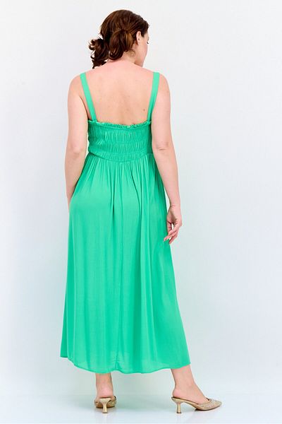 Koton Women Textured Maxi Dress, Green