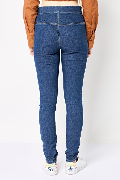 JDY Women Regular Fit Washed Stretchable Jeans, Blue