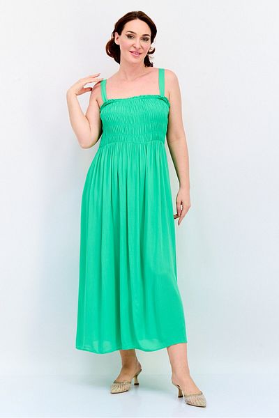 Koton Women Textured Maxi Dress, Green