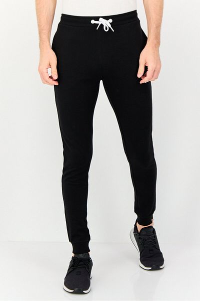 Ellesse Men Sportswear Fit Outdoor Sweatpants, Black