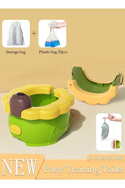 fun zone DUNISO Folding Potty Training Toilet for Kids