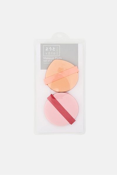 YOTO 2 Pieces Makeup Pads, Multicolor
