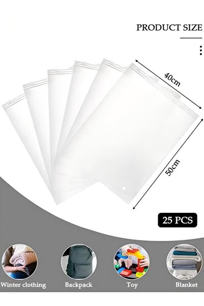 Generic 25 Pcs Frosted Clothes Packaging Bags for Shipping, Reusable Frosted Zipper Plastic Bags for Clothin