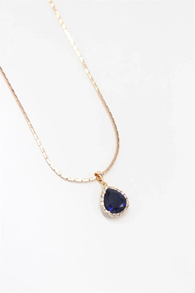 byozanyılmaz MAVİ TAŞLI KOLYE