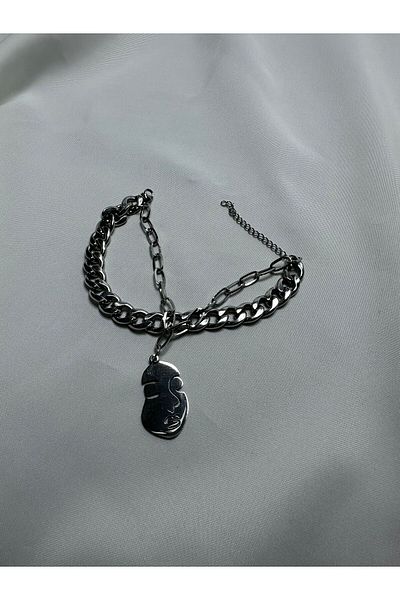 Mutenaura Pass. Steel Design Bracelet Unisex