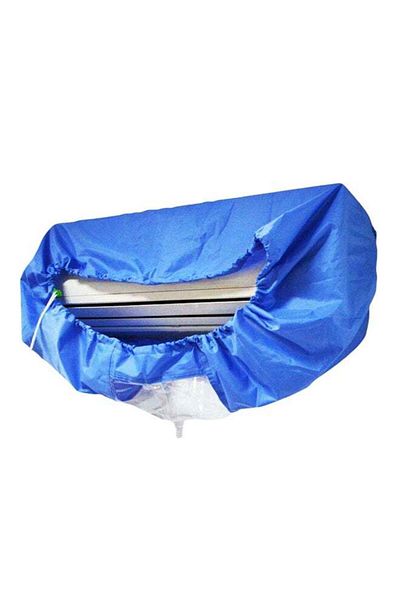 fun zone Generic Air Conditioner Waterproof Cleaning Cover Dust Washing Bag Blue 250grams