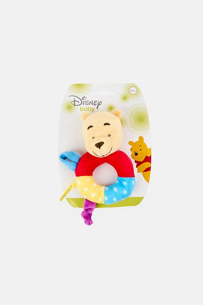 Disney Winnie Pooh Ring Rattle, Multicolor
