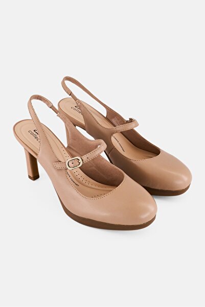 CLARKS Women Standard Ambry2 Grace Slingback Pumps, Tan