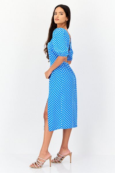 Koton Women Polka Dots Casual Midi Dress, Multicolor