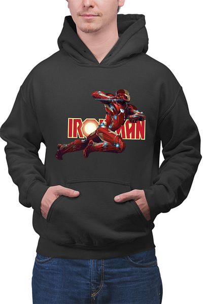 OEM Men's Hoodie Ironman Logo Light Heavy Strong Alpha Fire Hot