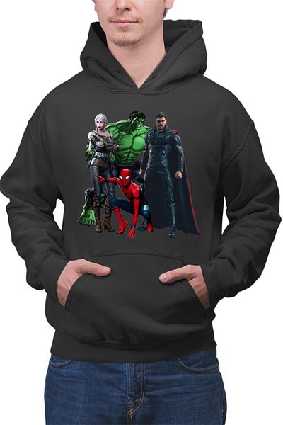 OEM Men's Hoodie Witcher Ciri Magician Spiderman Captain America