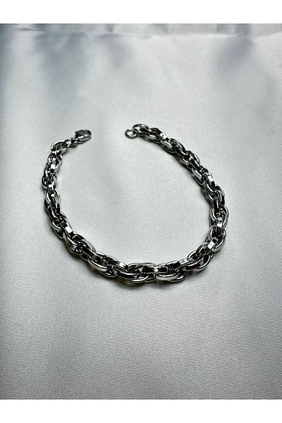 Mutenaura Stainless Steel Chain Bracelet Men
