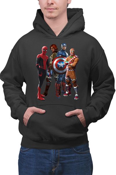 OEM Hanorac Barbati Witcher Spiderman Captain America Skin Battle Royale