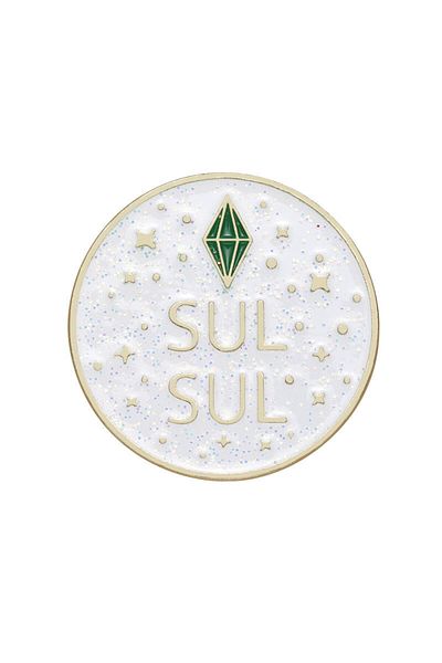Choice Style 4 The Sims Sul Sul Games Enamel Pins Glitter Role Playing Game Funny Brooches Lapel Badge on B