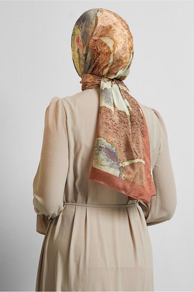 Alvina Patterned Shawl 8549