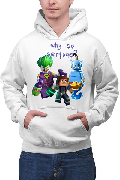 OEM Hanorac Barbati Joker Why Serious Alladin Spirit Minecraft Game