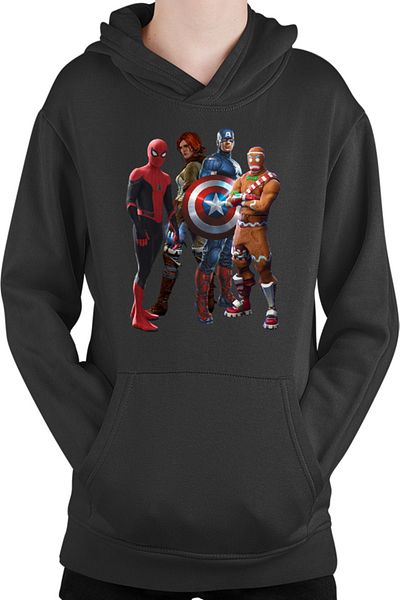 OEM Witcher Spiderman Captain America Skin Battle Royale Kids Hoodie