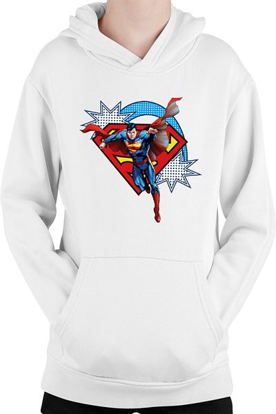 OEM Hanorac Copii Superman Logo Retro Comics Illustration Cosplay