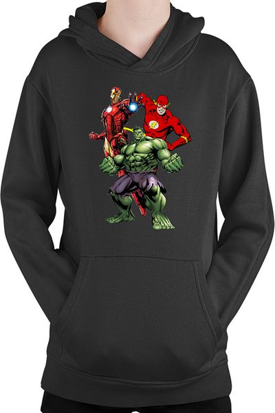OEM Hanorac Copii Ironman Hulk Flash Flying Hero Fantasy Comic Books