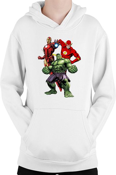 OEM Hanorac Copii Ironman Hulk Flash Flying Hero Fantasy Comic Books