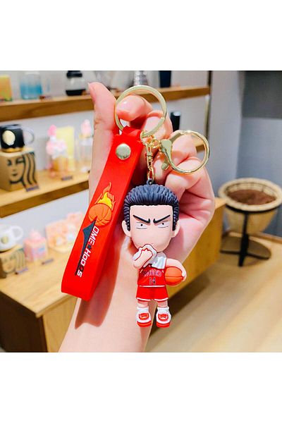 Choice 6 cm A Japanese Slam Dunk Master Basketball Key Chain Rukawa Kaaba Sakuragi Flower Road Car Bag Pend