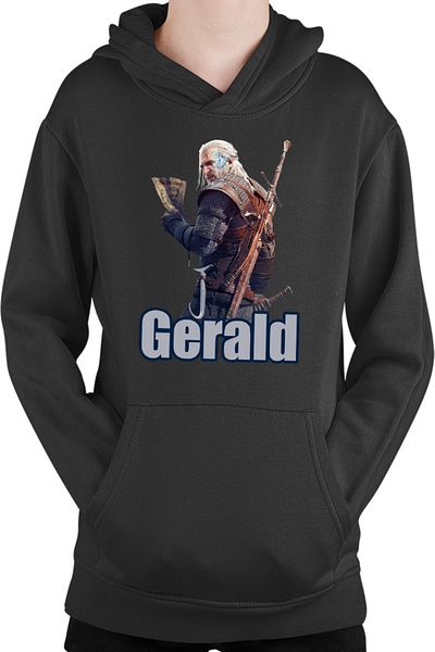 OEM Witcher Gerald Medieval Game Kids Hoodie