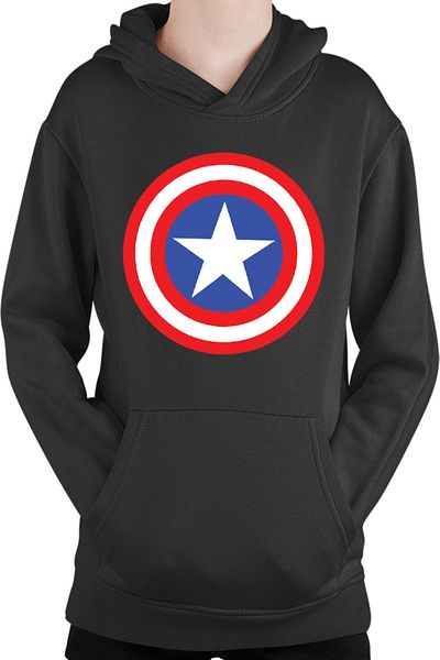 OEM Captain America Cool Powerful Control Abilities Kids Hoodie