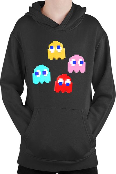 OEM Hanorac Copii Pac Man Little Ghost Blinky Pinky Achievment Goal