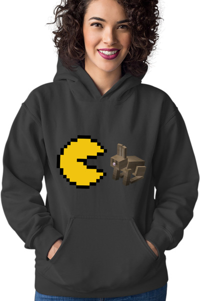 OEM Hanorac Femei Pac Man Minecraft Rabbit Pixel Game Simple Japan