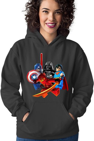 OEM Hanorac Femei Heroes Group Superman Darth Vader Captain America