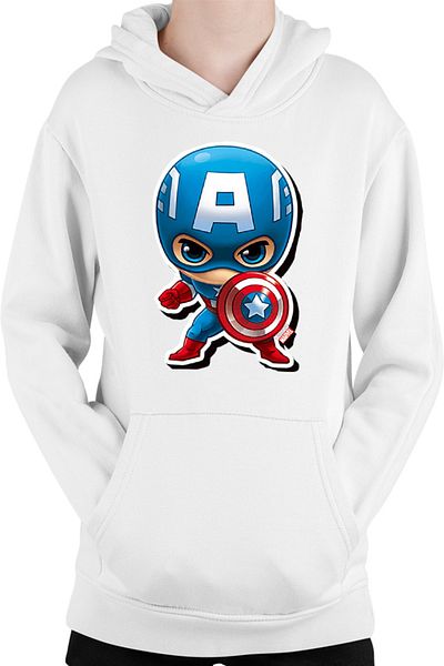 OEM Hanorac Copii Captain America Chibi Action Joe Simon Jack Kirby