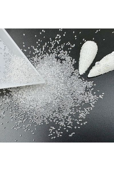 Choice Crystals 9900 Pieces Nail Crystal Miniature Nail Beads 1.3mm Mini Glass Rhinestone Nail Nail Art Acc