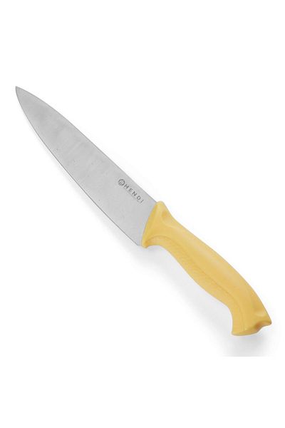HENDI Nóż kucharski do drobiu HACCP 320mm - żółty - 842638