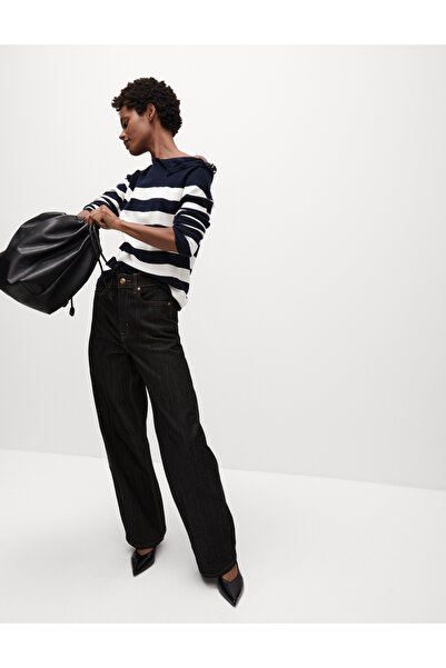 Marks & Spencer Yüksek Bel Wide Leg Jean Pantolon
