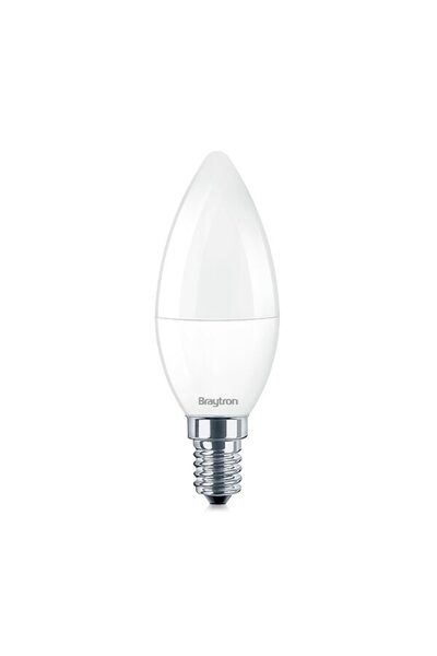 Braytron BEC LED 6.5W C37 PLS 6500K E14 560LM LUMANARE