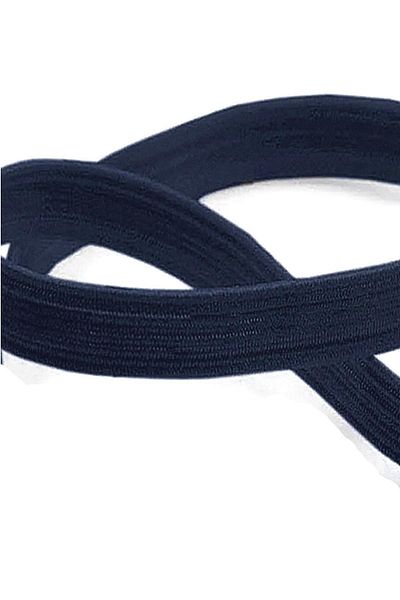 hapshoe Μπλε Navy 20 mm 5 mt Ανθεκτικό Σκληρό Επίπεδο Ελαστικό Λάστιχο