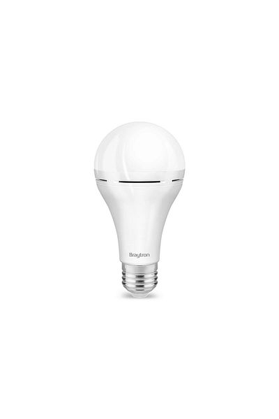 Braytron BEC LED 10W/5W CU BATERIE A65 6500K 806LM E27